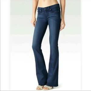 Paige Laurel Canyon Wide Leg mid rise jeans